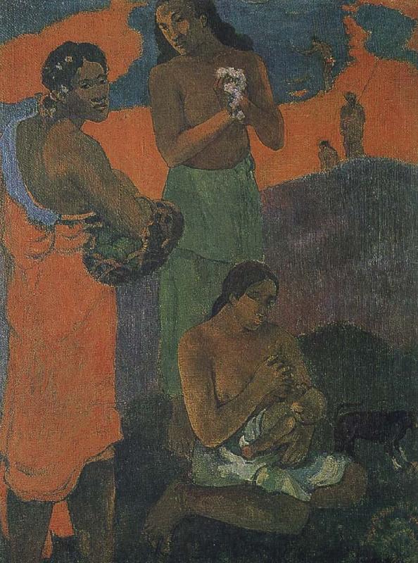 Paul Gauguin Motherly love oil painting image